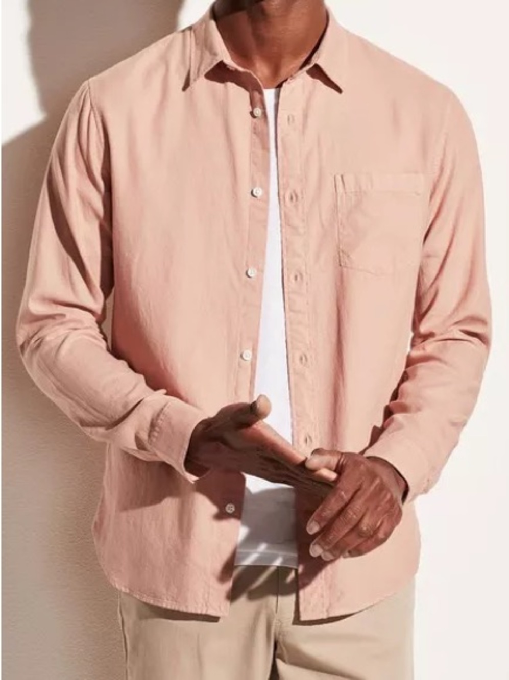 4. Vince Mens Button Down Shirt